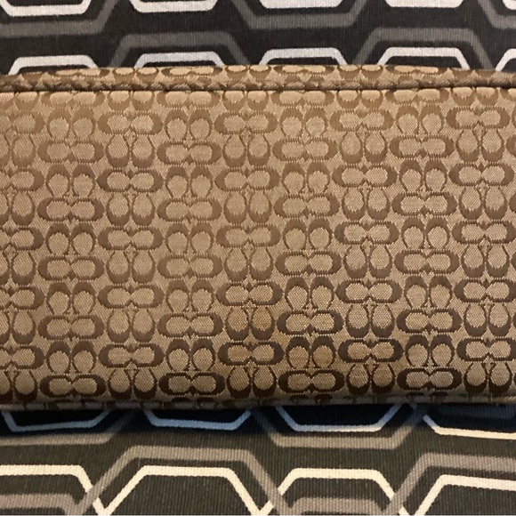 Coach Y2K Brown Tan Mini Purse with Matching Wallet - Picture 5 of 10
